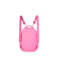 PINK NEW CHECK FACES MINI BACKPACK