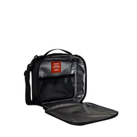 SHARK CENTRAL BLACK NYLON CAMO EMBOSSED SHARK SNACKPACK
