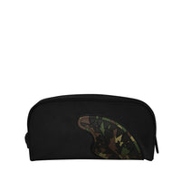 SHARK CENTRAL BLACK NYLON CAMO EMBOSSED SHARK POUCH