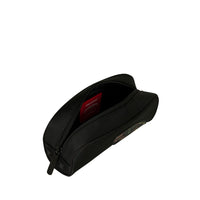 SHARK CENTRAL BLACK NYLON CAMO EMBOSSED SHARK POUCH