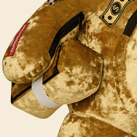 SHARKS IN PARIS GOLD DRIP MONEYBEAR BACKPACK