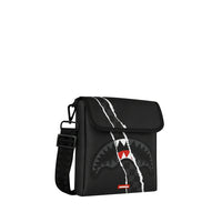 CENTER RIP REVEALING GRAY CHECK MESSENGER SLING