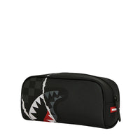 CENTER RIP REVEALING GRAY CHECK POUCH