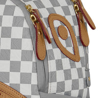 EMBOSSED CREAM CHECK SAVAGE BACKPACK