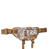 EMBOSSED CREAM CHECK CARGO CROSSBODY