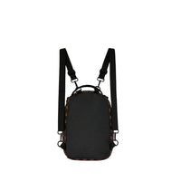 SHARKS IN PARIS WTF BUBBLE BROWN CHECK MINI BACKPACK