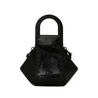 LUX BLACK GHOST DRIP HANDBAG