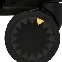 BLACKED OUT EMBOSSED GOLD TOOTH CARRY-ON LUGGAGE