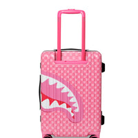 PINK NEW CHECK FACES CARRY-ON LUGGAGE