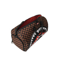 SHARKS IN PARIS WTF BUBBLE BROWN CHECK DUFFLE
