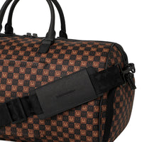 SHARKS IN PARIS WTF BUBBLE BROWN CHECK DUFFLE