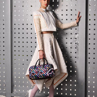 CRAZY CHECK MINI DUFFLE