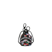 CRAZY CHECK BACKPACK KEYCHAIN