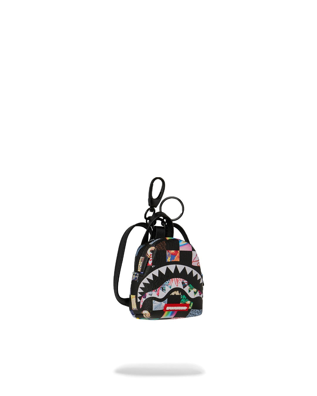 CRAZY CHECK BACKPACK KEYCHAIN