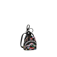 CRAZY CHECK BACKPACK KEYCHAIN