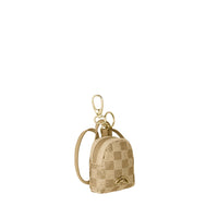 2 TONE GOLD TRINITY BACKPACK KEYCHAIN