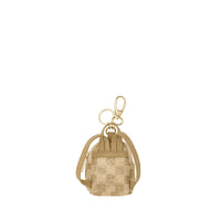 2 TONE GOLD TRINITY BACKPACK KEYCHAIN