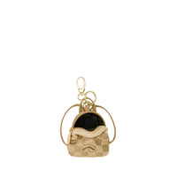 2 TONE GOLD TRINITY BACKPACK KEYCHAIN