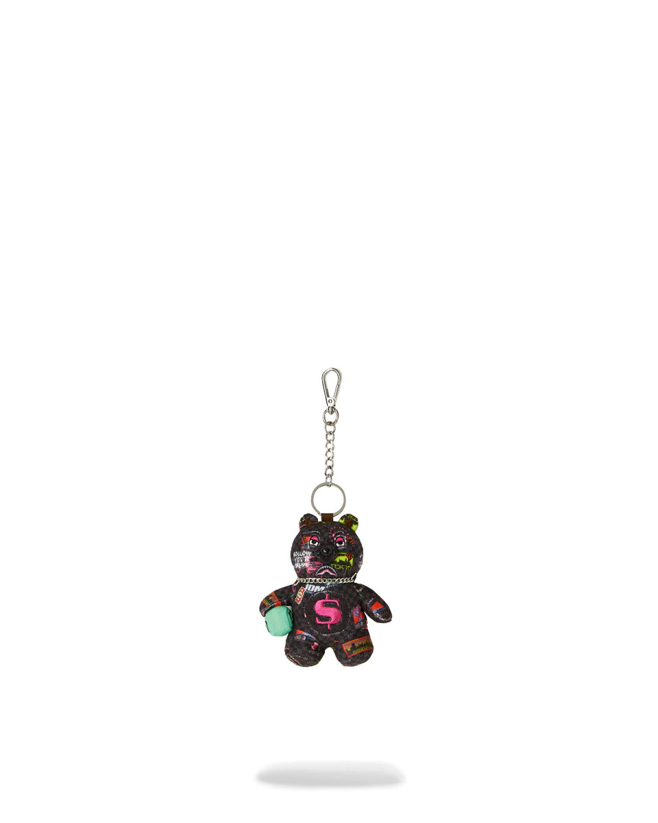 Sprayground GLOBAL MOGUL CYBER PUNK BEAR KEYCHAIN
