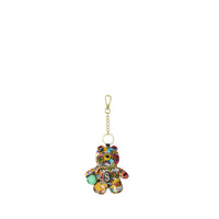 MAGAZINE COLLAGE BEAR KEYCHAIN