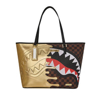 SHARKS IN PARIS GOLD DRIP TOTE
