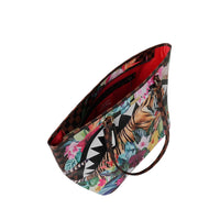 FLOWERING JUNGLE SHARK 2 TOTE