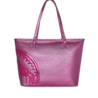 METALLIC PINK METALLIC DRIP TOTE