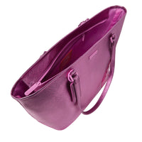 METALLIC PINK METALLIC DRIP TOTE