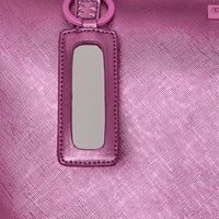 METALLIC PINK METALLIC DRIP TOTE