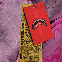 METALLIC PINK METALLIC DRIP TOTE