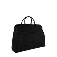 RAISED CHECK TRAVEL TOTE