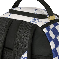 BLUE INK DOODLE BACKPACK