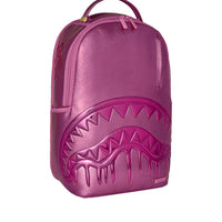 METALLIC PINK METALLIC DRIP BACKPACK