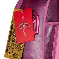 METALLIC PINK METALLIC DRIP BACKPACK