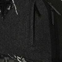 BLACK DENIM TEAR SHARK BACKPACK