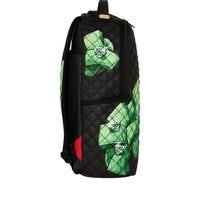 PAINTED QUILT MONEY BACKPACK