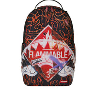 FLAMMABLE SIGN BACKPACK
