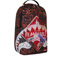 FLAMMABLE SIGN BACKPACK