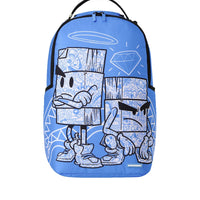 MONEY BOYS COLOR BLOCK DOODLE BACKPACK