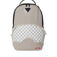 CREAM DENIM TEAR SHARK BACKPACK