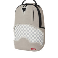 CREAM DENIM TEAR SHARK BACKPACK