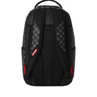 SHARKS IN PARIS WTF BUBBLY BLACK CHECK BACKPACK