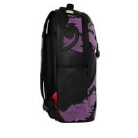 PURPLE FLOCKED CAMO BACKPACK