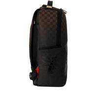 BROWN CHECK GHOST DRIP BACKPACK
