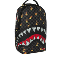 SCRIBBLE FIRE CHECK BACKPACK