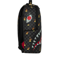 SCRIBBLE FIRE CHECK BACKPACK
