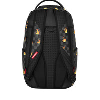 SCRIBBLE FIRE CHECK BACKPACK