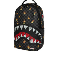 SCRIBBLE FIRE CHECK BACKPACK