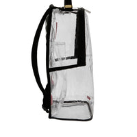 EMBOSSED GRAFF FULLY CLEAR BACKPACK