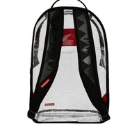 EMBOSSED GRAFF FULLY CLEAR BACKPACK